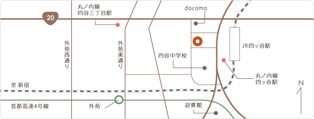 スプレンダーへのアクセスマップ